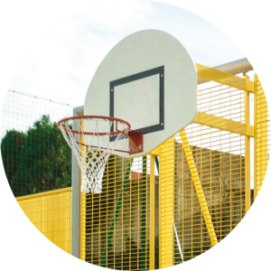 Tri-Poli Multisportanlage Basketballkorb