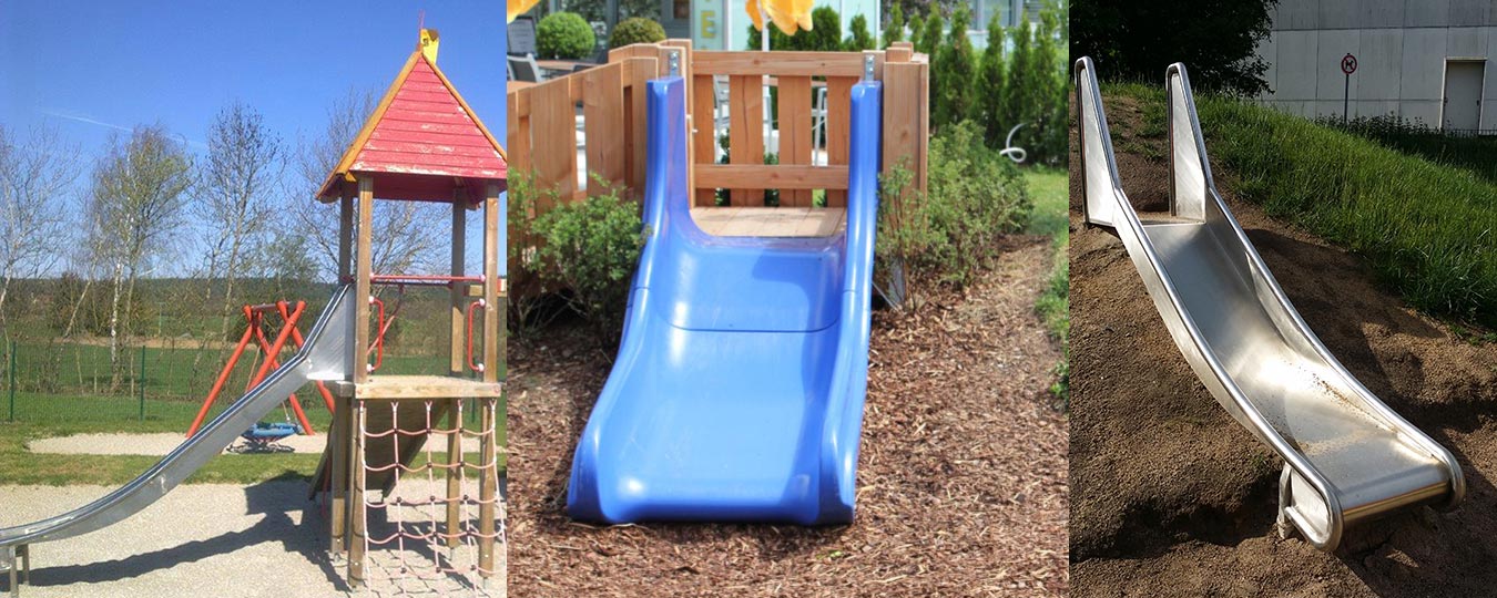 Rutschen nach DIN EN 1176 für den öffentlichen Spielplatz